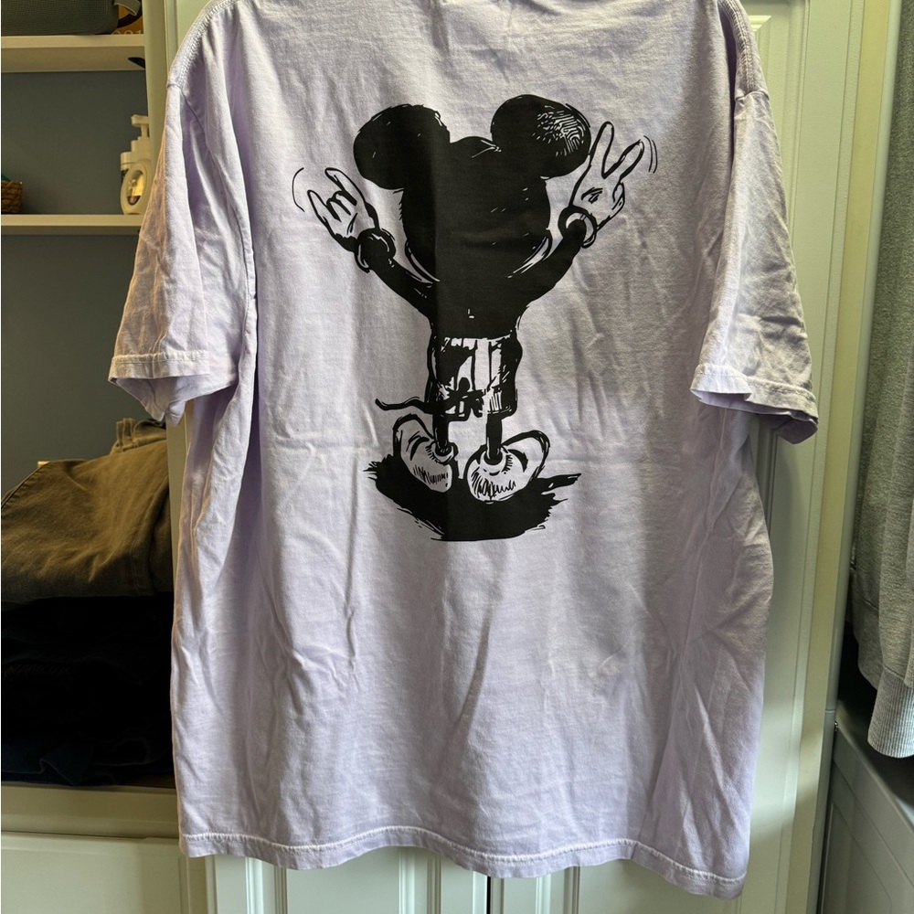 Comfort Colors Mickey Tee-Orchid